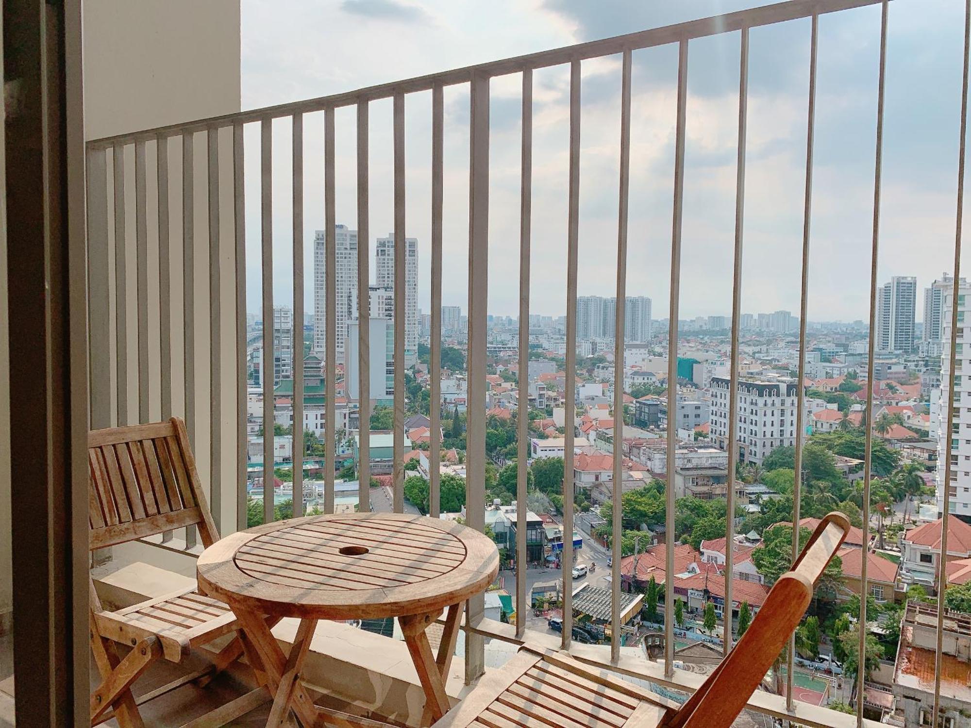 Masteri Thao Dien Comfy Apartment #Nice Balcony #Opening View Ho-Chi-Minh-Stadt Exterior foto
