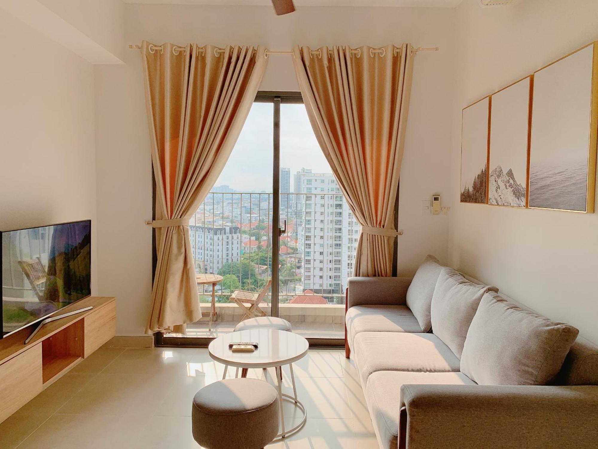 Masteri Thao Dien Comfy Apartment #Nice Balcony #Opening View Ho-Chi-Minh-Stadt Exterior foto