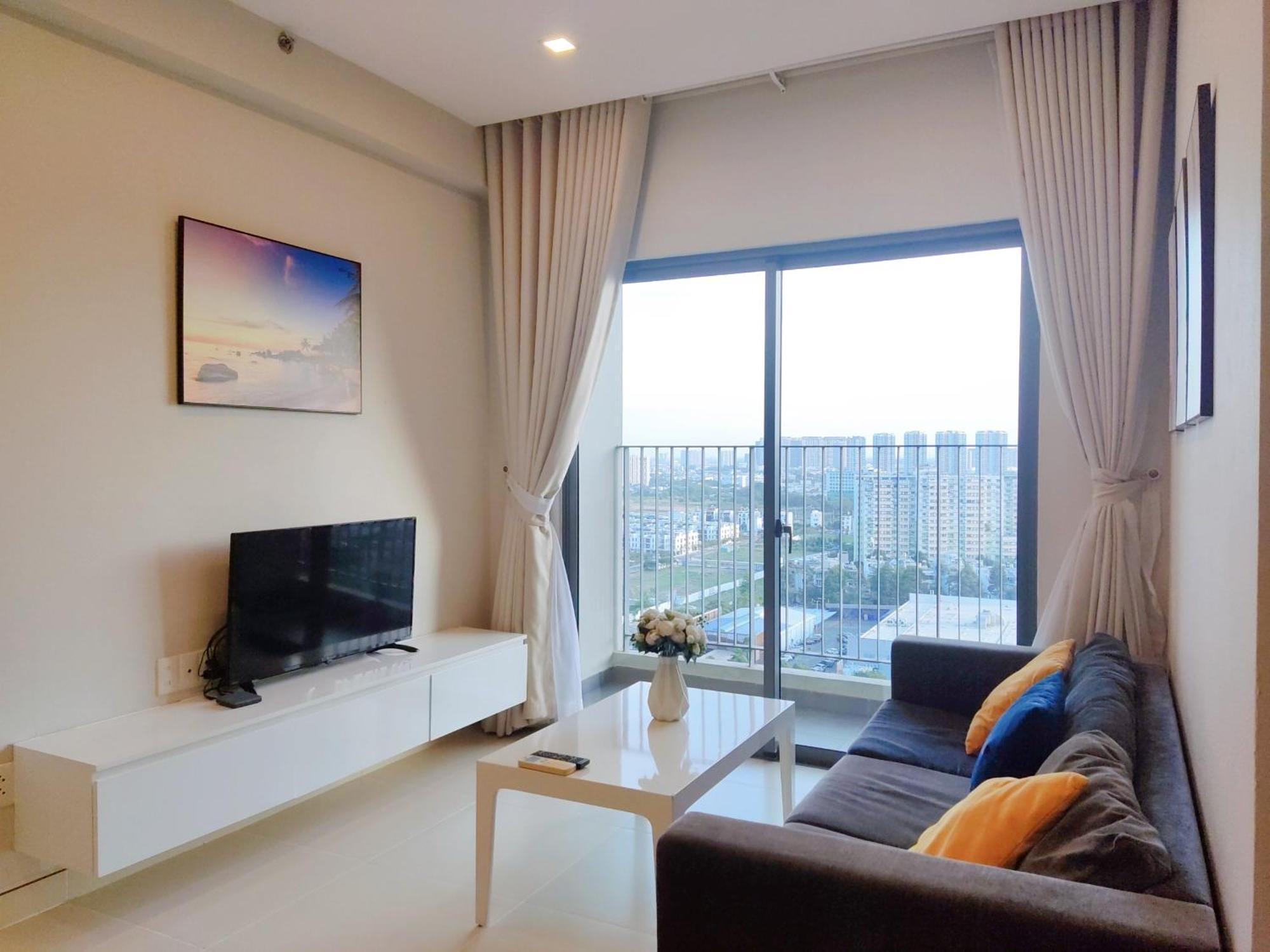 Masteri Thao Dien Comfy Apartment #Nice Balcony #Opening View Ho-Chi-Minh-Stadt Exterior foto