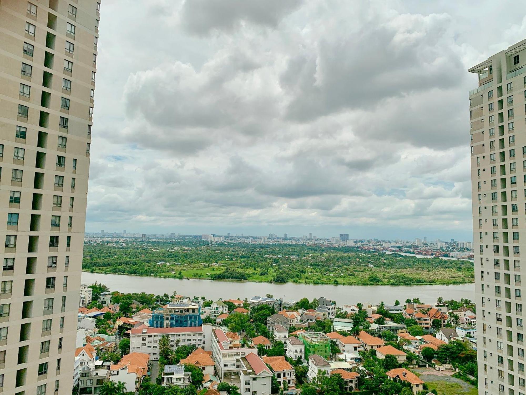 Masteri Thao Dien Comfy Apartment #Nice Balcony #Opening View Ho-Chi-Minh-Stadt Exterior foto