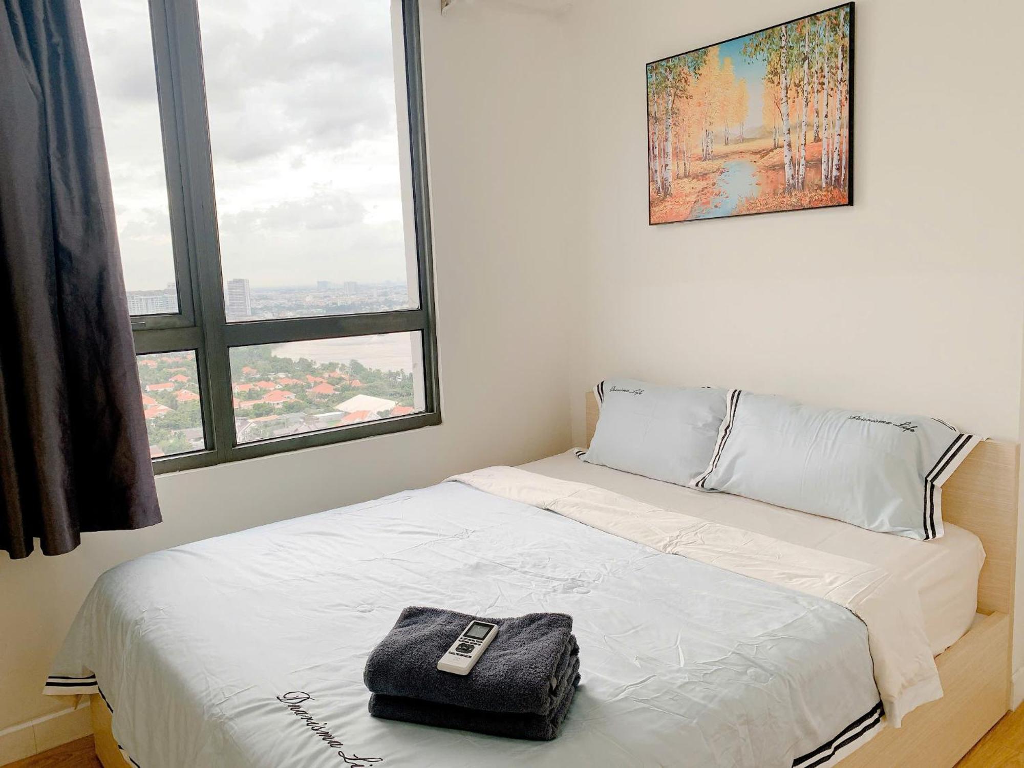 Masteri Thao Dien Comfy Apartment #Nice Balcony #Opening View Ho-Chi-Minh-Stadt Exterior foto